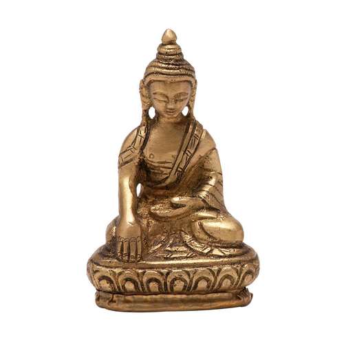 Sakyamuni Buddha Statue -Brass